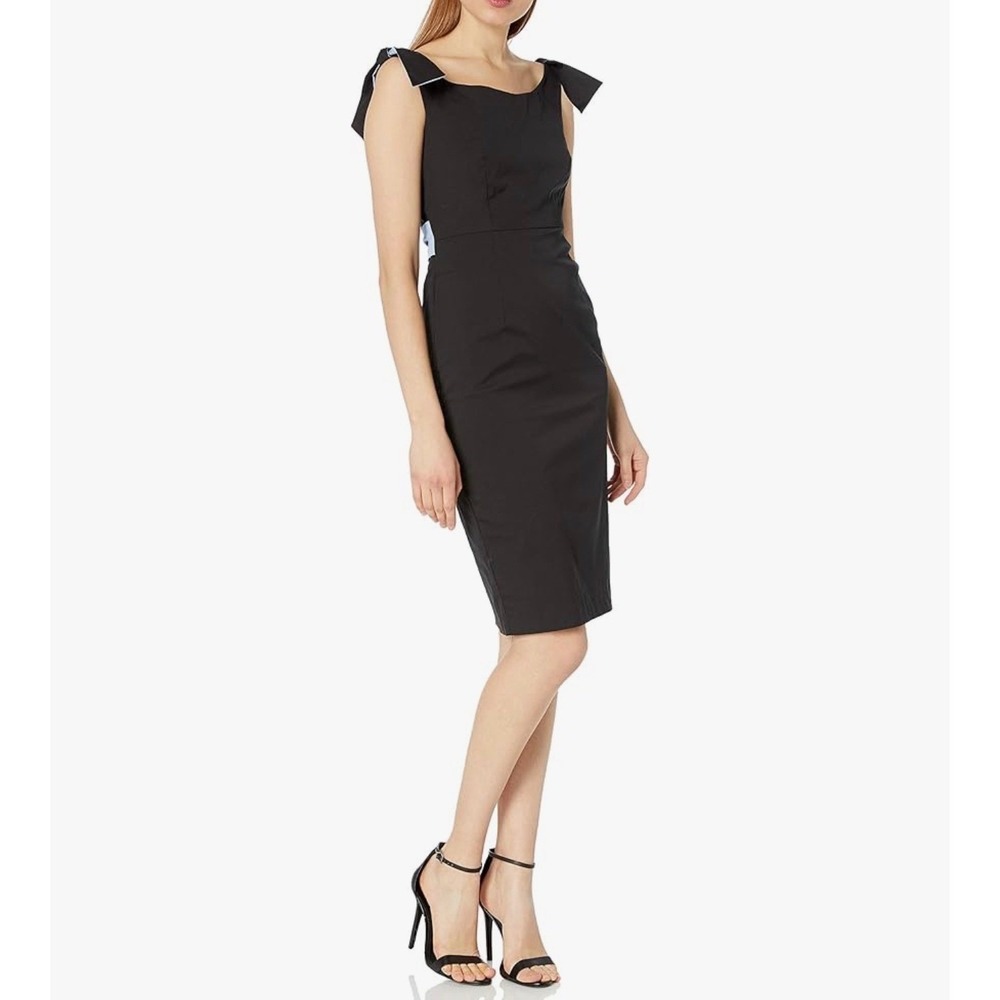 Milly Candice Tie Dress – Size 2 – Black